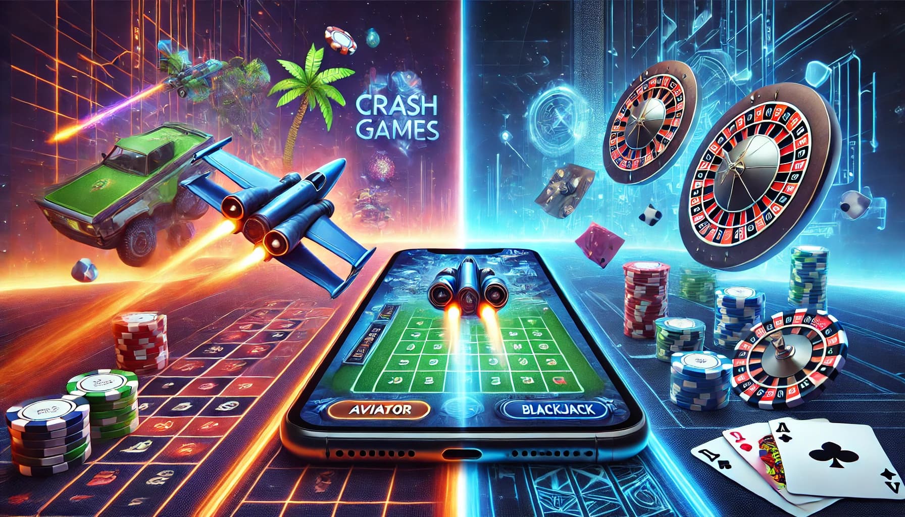 Crash Games contro giochi da tavolo image