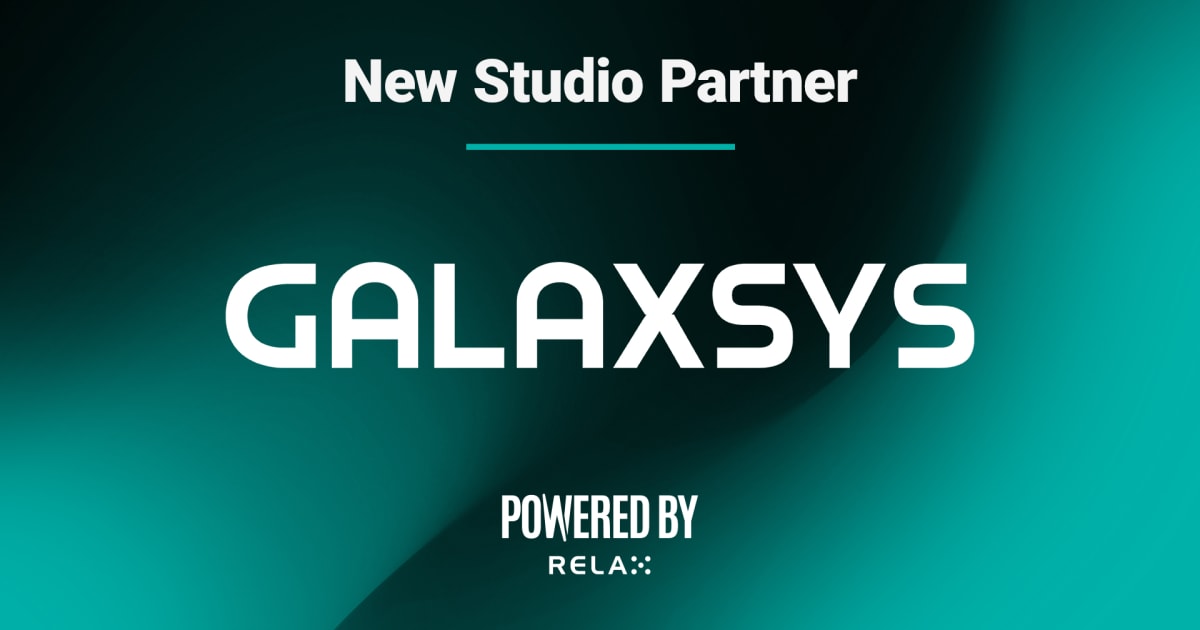 Relax Gaming presenta Galaxsys come suo partner "Powered-By".