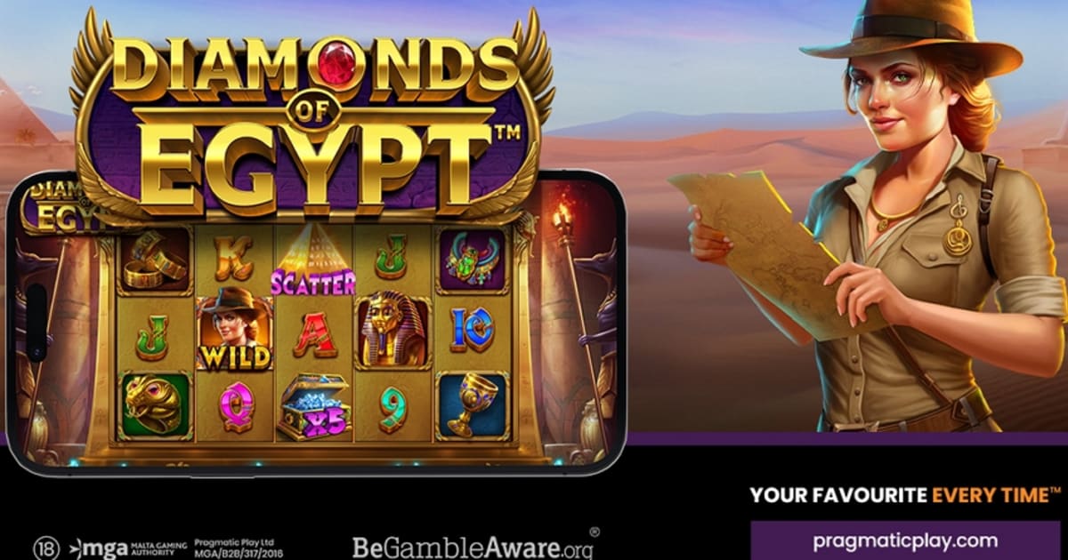 Pragmatic Play lancia la slot Diamonds of Egypt con 4 entusiasmanti jackpot